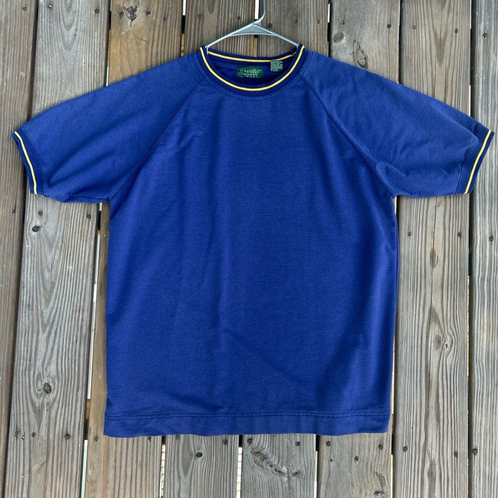 St. John's Bay Royal Blue Raglan Sleeve Tee